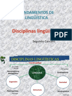 Disciplinas Lingüísticas Segundo Cancino