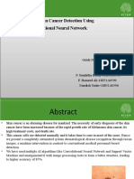 Skin Cancer Detection Using Convolutional Neural Network: Guide Name: Mrs. K .Veena