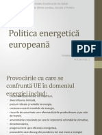 Politica Energetică Europeană