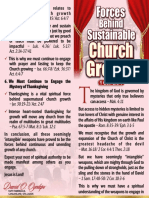 Forces Behind Sustainable Supernatural Church Growth