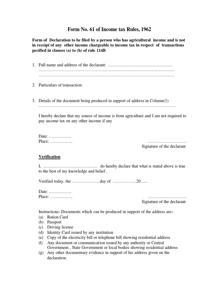 FORM 61 Infographics | PDF | Law
