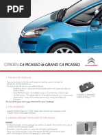 Citroen C4 Grand Picasso Quick Start Guide