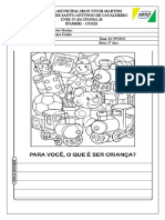 Atividade de Artes Do 5º Ano Do Dia 21 de Outubro de 2021