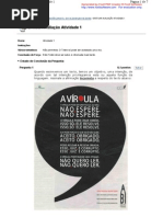 Teste Objetivo CE - Unidade 1