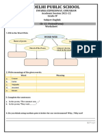 Grade-4 English Ch-12 WS 21-22