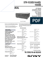 Service Manual: STR-V333ES/V444ES/ V555ES