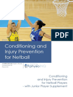 Conditioning and Injury Prevention For Netball: Physio