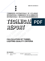 CIE 189-2010 - Calculations in Tunnel