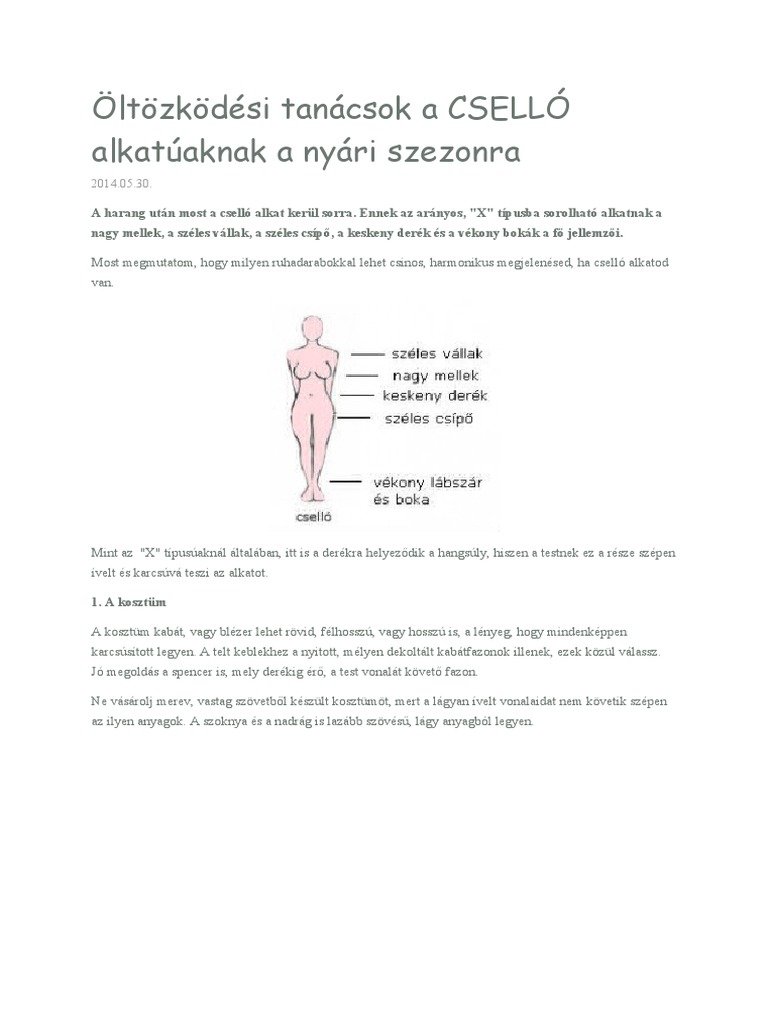 Cselló Alak | PDF