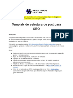 Estrutura de Post para SEO + Checklist - Resultados Digitais