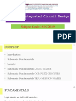 Subject Code:18EC2019: Digital Integrated Circuit Design