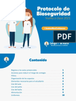 Protocolo de Bioseguridad Colegio 1º de Marzo