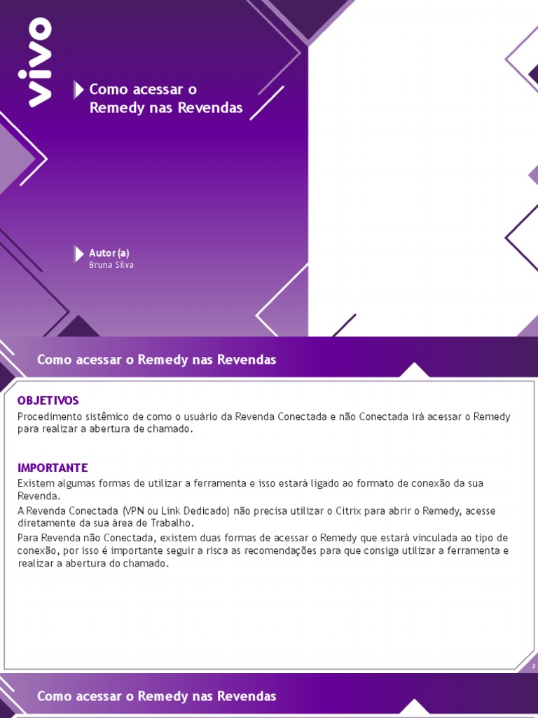 Acesso ao Remedy nas Revendas | PDF | Autenticação | Ciência da Computação