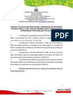 Doenças Crônicas Que Determinam A Realização de Atividades Home Office