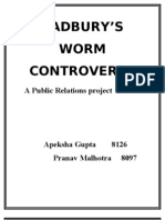 Cadbury'S Worm Controversy: A Public Relations Project