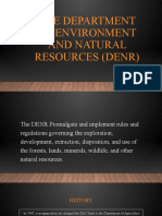 The Department of Environment and Natural Resources (Denr)