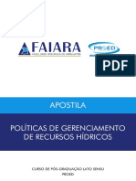 Politicas de Gerenciamento de Recursos Hídricos