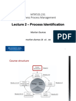 Process Identification and Prioritization