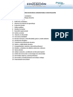 Areas de Investigación para Estudiantes