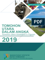 Kecamatan Tomohon Utara Dalam Angka 2019