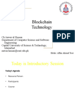 Blockchain Technology - Lecture 1