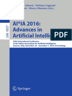 AI IA 2016: Advances in Artificial Intelligence: Giovanni Adorni Stefano Cagnoni Marco Gori Marco Maratea