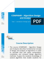 COMP6049 - Algorithm Design and Analysis
