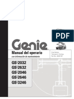 Manual Operario Plataforma Genie GS 2632