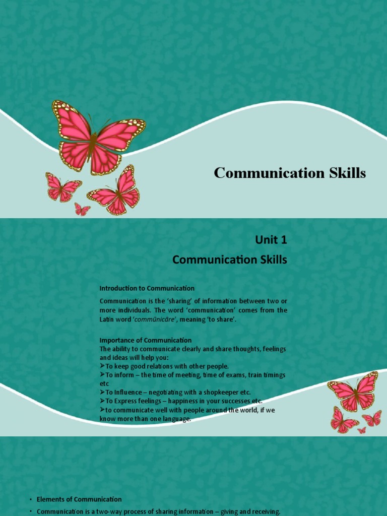 Essential Communication Skills Guide | PDF | Communication | Thought
