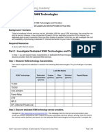 Lab - Researching WAN Technologies: Objectives