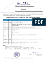 Office of The Controller of Examinations: Exam Date Day