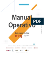 Manual Operativo Del Modelo Integrado de Planeación y Gestión MIPG -Octubre 2017
