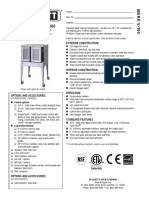 Model Mark V-100: Full-Size Standard Depth Electric Convection Oven