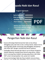 Iman Kepada Nabi Dan Rasul FAFA