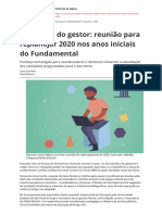 1 Roteiro Do Gestor Reuniao Para Replanejar 2020 Nos Anos Iniciais Do Fundamental