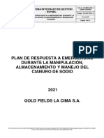 SSYMA-PR03.10 Plan de R.E. Manipulacion Almacenamiento Manejo Cianuro V9