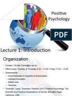 Positive Psychology: Lecture 1: Introduction