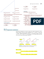 Trigonometric Substitutions