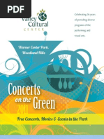 Download Valley Cultural Center - Concerts on the Green 2011 Program by valleyculturalcenter SN55626108 doc pdf