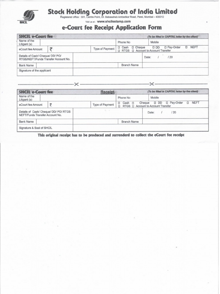 E-Court Fee - 4 | PDF