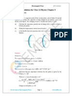 NCERT Solutions For Class 12 Physics Chapter 8