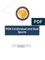 PEN 3-Individual and Dual Sports: Not For Sale