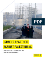 Israel Apartheid Against Palestinians Final Full Report Feb 1 Amnesty International