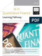 2011 CQF Learning Pathway