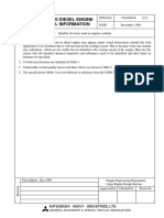 Mitsubishi Diesel Engine Technical Information: Quality of Water Used As Engine Coolant