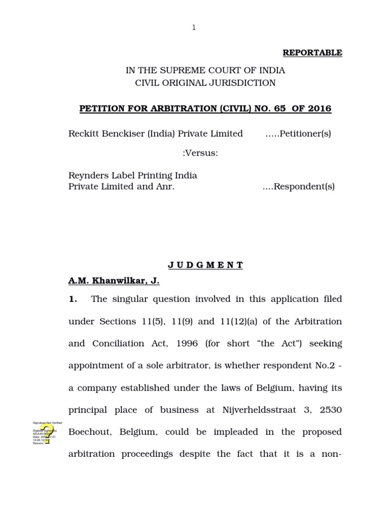 Reckitt Benckiser (India) (P) Ltd. v. Reynders Label Printing (India