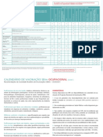 Calendário de Vacinação Sbim Ocupacional