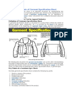 Garmentsmerchandising - 9 Key Points of Garment Specification Sheet