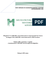 BME GPK Mechatronika - MSC Kepzesi Program 2019 - R5