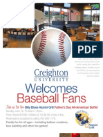 Creighton Baseball FLYER 05-13-2011